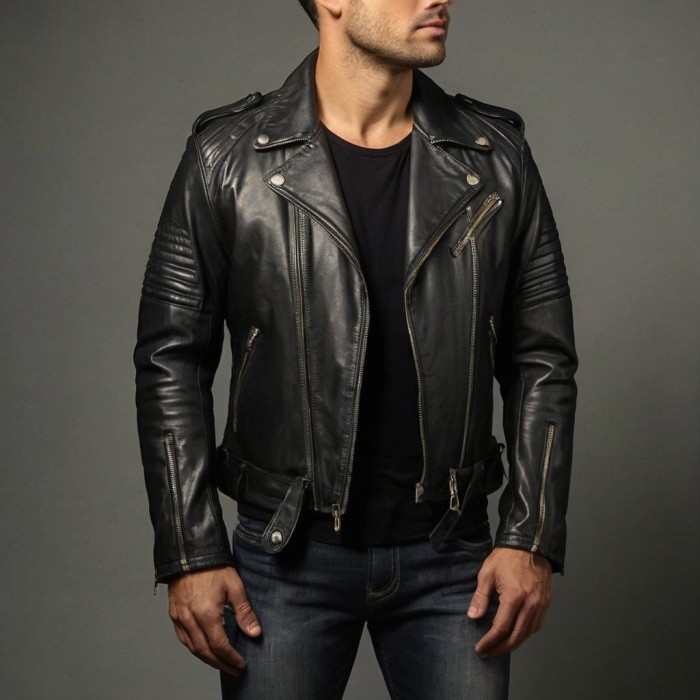 Giacca di Pelle Mango 2